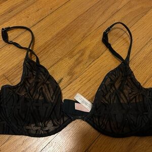 Victoria's Secret Sheer Black Bra